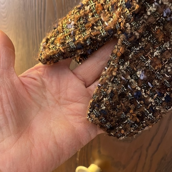 Coldwater Creek wool blend tweed jacket. Size 6P. - Picture 7 of 11